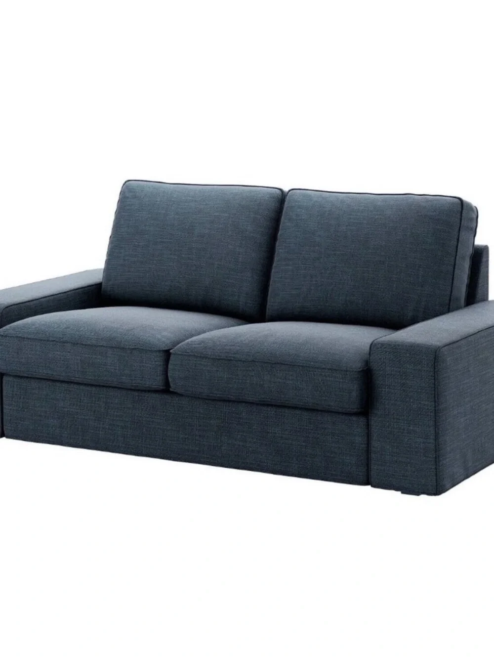 KIVIK LOVESEAT COVER - IKEA Hillared Dark Blue Loveseat COVER ONLY.